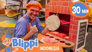 Apa saja Pekerjaan Ayah dan Ibu Kita? | Blippi Bahasa Indonesia - Video Anak | Petualangan Blippi