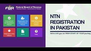 How To Make NTN Number in Pakistan 2021 | Apply Online NTN Number Registration In Pakistan 2021