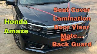 Honda Amaze Accessories Video | Honda Amaze Seat Cover | Honda Amaze Modified Video #amazeblogs