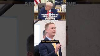 Trump reacts to video of Macron’s apparent shove from wife