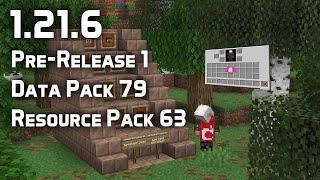 News in Data Pack Version 79 and Resource Pack Version 63 (1.21.6 Pre-Release 1)