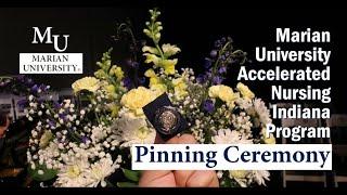 Spring 2020 Marian Accelerated Nursing Program Virtual Pinning Ceremony - INDIANA