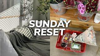 SUNDAY RESET: cleaning, meal planning, grocery shopping, + more!