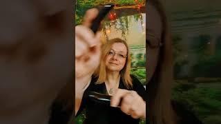 Reiki to create powerful protection. Asmr black obsidian crystal healing #shorts