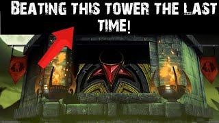 Beating this tower for the last time!