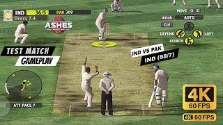 Ashes Cricket 24 Test Match Gameplay On Android Ind Vs Pak 4K 60 FPS