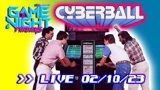 CGNF Live 02/10/23 - Tournament Cyberball 2072 (4-Player Arcade Cabinet / 1989 Atari)