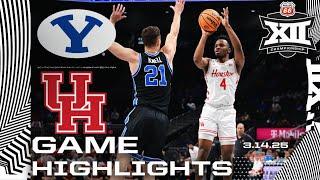 #4 BYU vs. #1 Houston Game Highlights | 2025 Phillips 66 Big 12 Men’s Basketball Championship