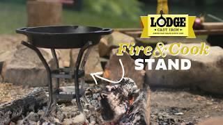 How to use a Lodge Fire & Cook Stand