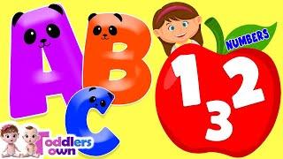 ABC and 123 Learning Videos | Best Educational Videos For Kindergarten | A to Z Learning Video