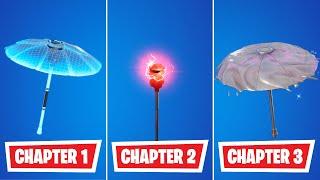Evolution of Fortnite Umbrellas! (Chapter 1 Season 1 - Chapter 3 Season 4)