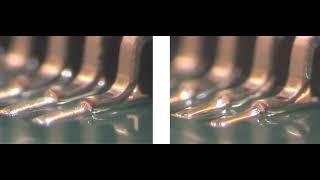 Solder Wetting of Surface Mount IC during Reflow Soldering