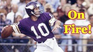 This Hall Of Fame Quarterback Was On Fire In This 1978 Game!