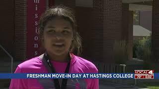 Hastings College Freshmen move-in day