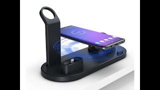 Wireless Charger Dock Station 4in1