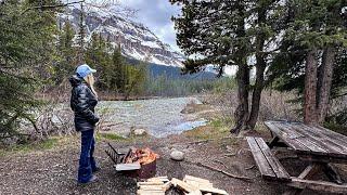 I'M OUT OF MY COMFORT ZONE | Living In A Travel Trailer in the Canadian Rockies | Van Life