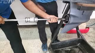 How to remove Yamaha OBM prop shaft #yamaha #outboard