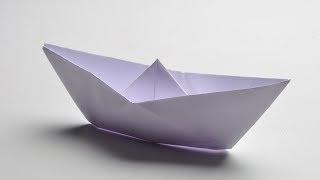 How To Fold A Paper Boat. (Full HD)