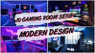 10 GAMING ROOM SETUP MODERN DESIGN