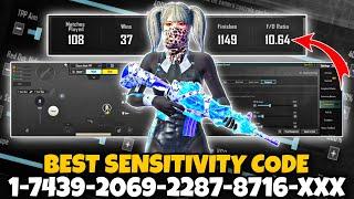 NEW UPDATE 3.5  BEST SENSITIVITY CODE + CONTROL SETTINGS PUBG MOBILE/BGMI