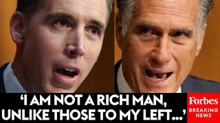 WATCH: Josh Hawley Throws Shade At Mitt Romney And Other Senators For Opposing Stock Trading Ban
