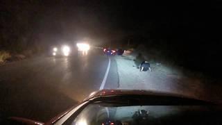 Civic tries to pass me on a curve on AZUSA CANYON  7/25/2017