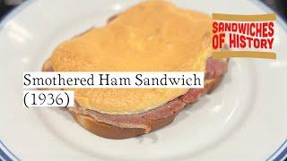Smothered Ham Sandwich (1936) on Sandwiches of History⁣