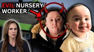 Evil nursery worker strapped baby to bean bag and left her to die !