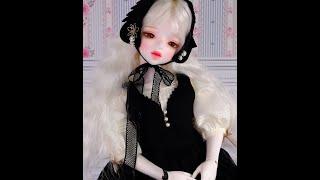 BJD LINA chou chou Limited Black Swan Odile Box Opening/dress up doll  #shorts