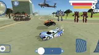 Supercar Robot (Super Car Fight on Road Side) Naxeex Robots Games - Android GamePlay HD