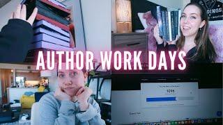 author work days vlog // sprayed edges for the Kickstarter, Taylor Swift tickets, revision hell