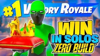 How To Win EVERY GAME Of Fortnite Zero Build!
