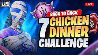 Firse 7 chicken dinner challenge karte he | RexYT is here | Bgmi Live Stream