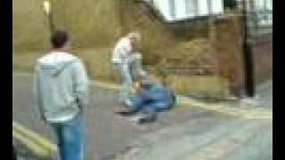 Irish fight in street