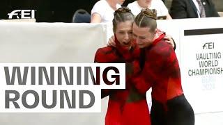 Take a bow for Team Germany   | FEI Vaulting World Championship Bern 2024