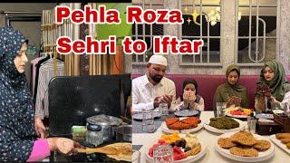 Pehla roza#meenazfam #ramadan #ramzanmubarak #roza#family #vlog #food #chicken#fyp#viralvideo