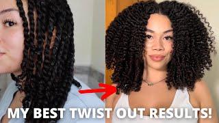 OK, This Twist Out Though?! I'M IMPRESSED! | Demo on THICK 3c/4a Curls!