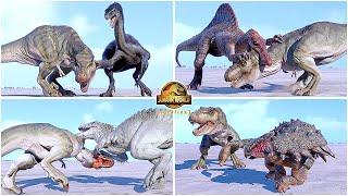 JP3 Bull T-REX Death Animations by All Dinosaurs  Jurassic World Evolution 2, Tyrannosaurus Rex