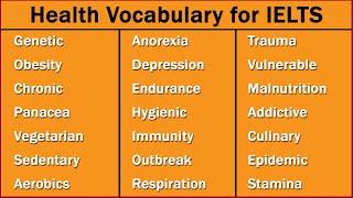 Lexical Resource and Topic-Specific Vocabulary for IELTS, (Health and Fitness)