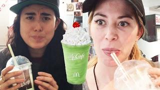 People Try The Shamrock Shake For The First Time