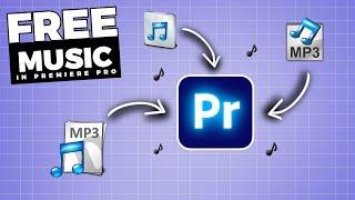 How To Get FREE Licensed MUSIC In Premiere Pro 2025