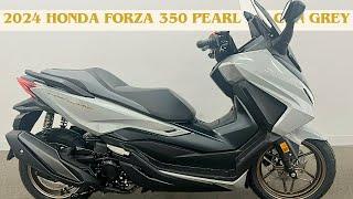 2024 Honda Forza 350: Robust 330cc with 29 HP 4-stroke engine | Pearl Falcon Grey