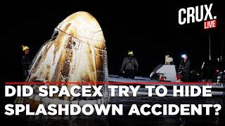 NASA Live | SpaceX Live | Why Was SpaceX Crew 8 Astronaut Hospitalized After Dragon Splashdown?