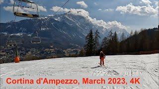 ️ Cortina d'Ampezzo,  March 2023, 4K