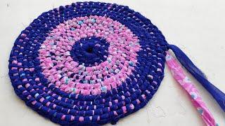 Super Beautiful Doormat Ideas , Doormat Making At Home , Paydan Banane Ka Tarika , Craft With Priya