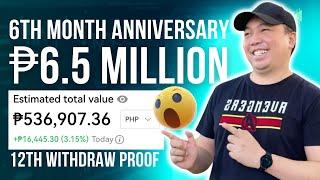 Kumita Ako Ng ₱6.5 Million Sa ATAASH | 6th Month Anniversary | 12th Withdraw Proof