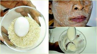 RICE AND EGG FOR INSTANT FACE LIFT, GET RID OF WRINKLES SAGGING SKIN, ANTI - AGING |Khichi Be