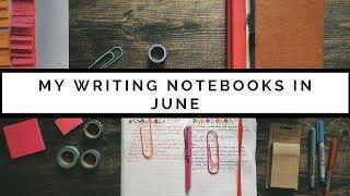 My Writing Notebook Flip Through June 2019