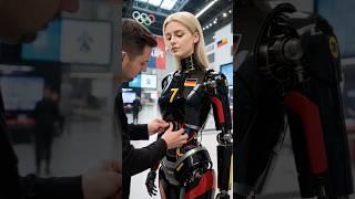  Germany’s No.7 – A Glimpse Into the Robotic Future  #robot #humanoid  #athlete #Olympics #aiart