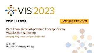 Data Formulator: AI-powered Concept-driven Visualization Authoring - Fast Forward | VIS 2023